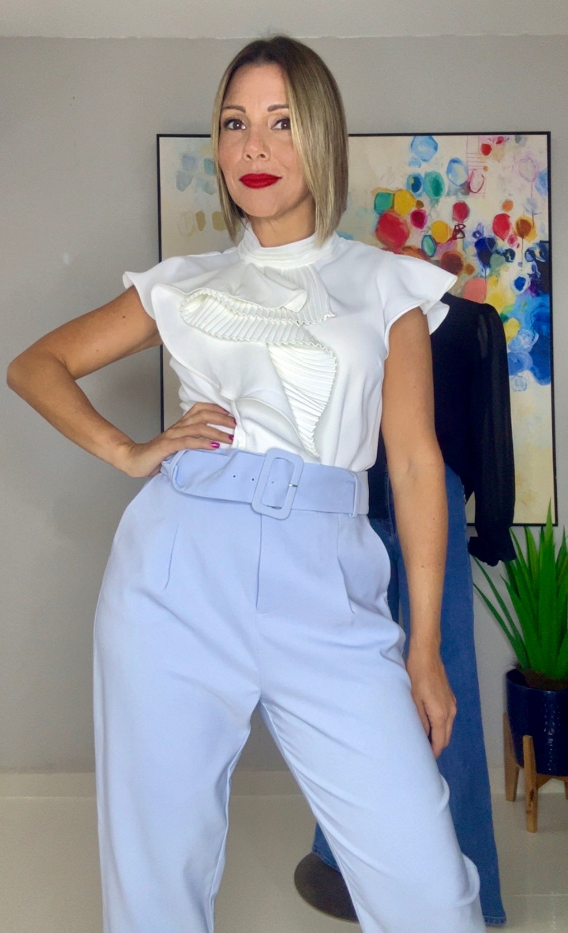 Baby Blue Pants