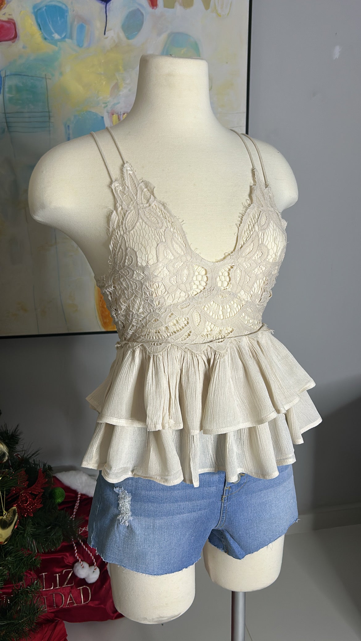 Angel Ruffle Top