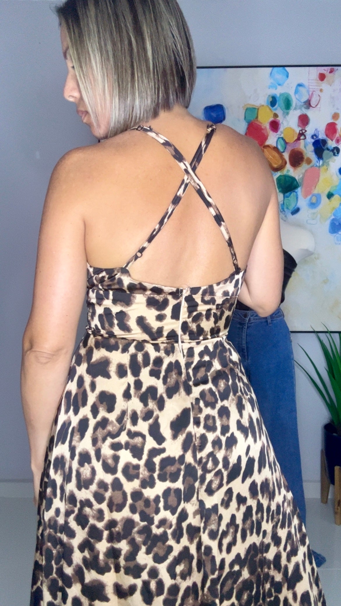 Sasha Leopard Maxi Dress
