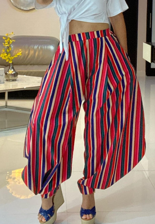 Stripe Wide Jogger