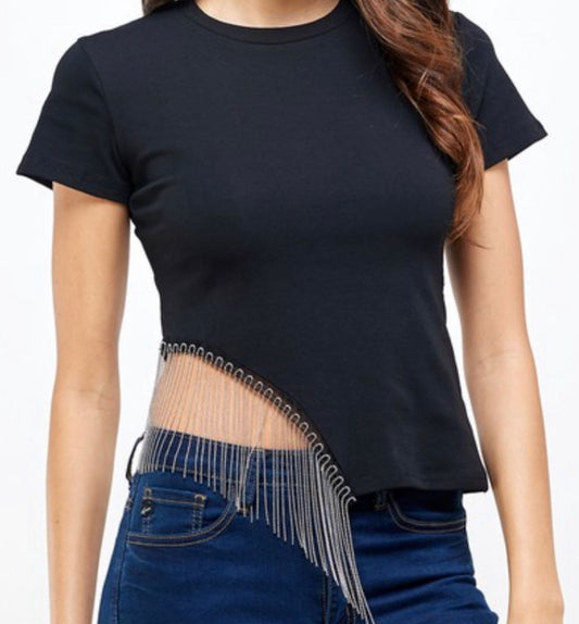 Black Chain Top