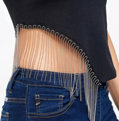 Black Chain Top