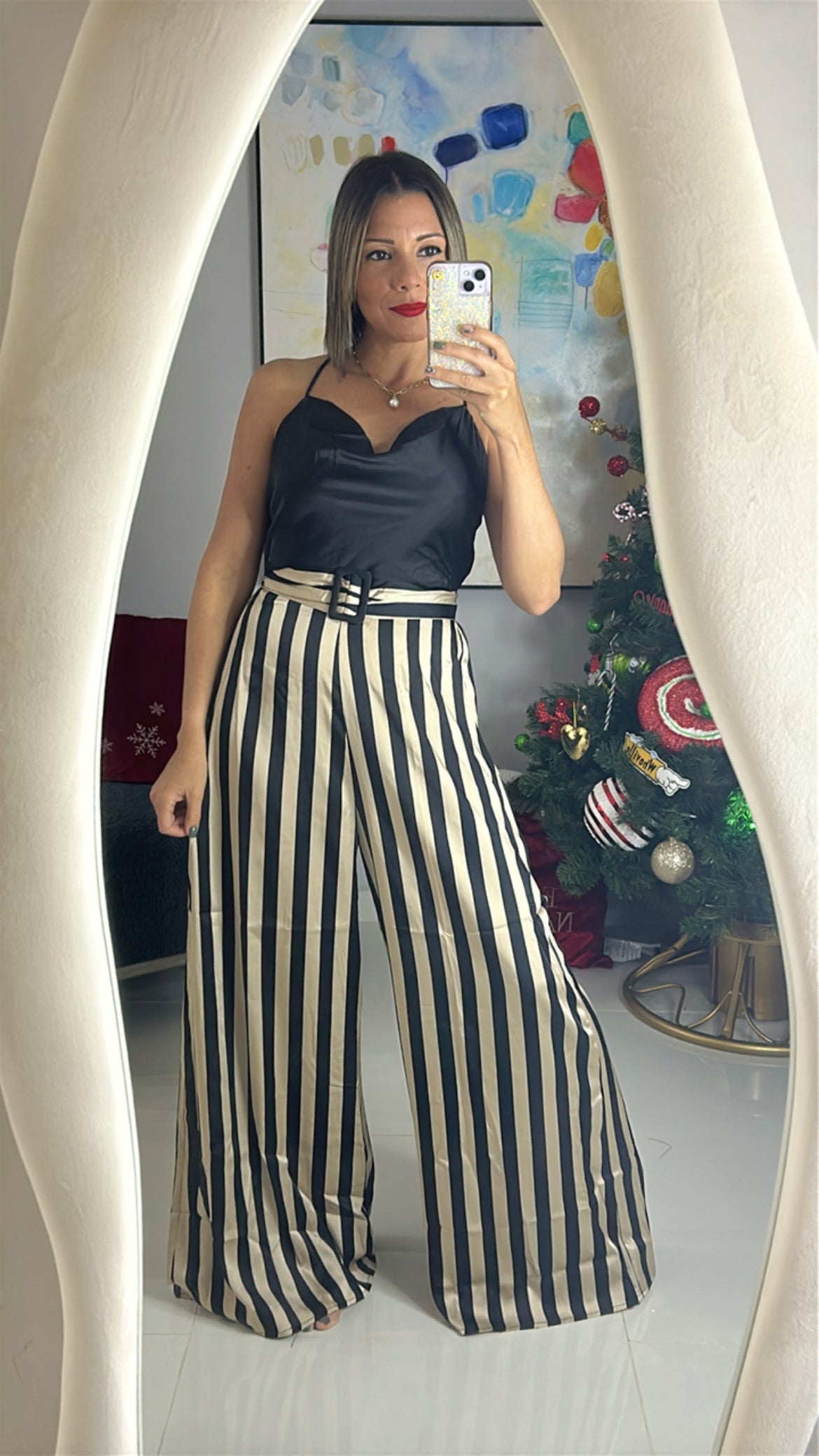 Adele Stripe Jumpsuit
