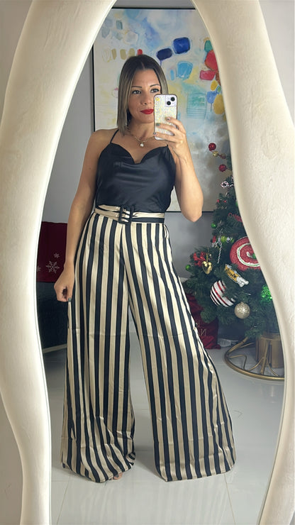Adele Stripe Jumpsuit